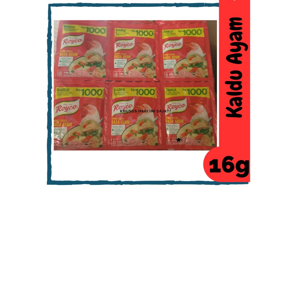 

Royco Kaldu Ayam (Isi 288/Karton)