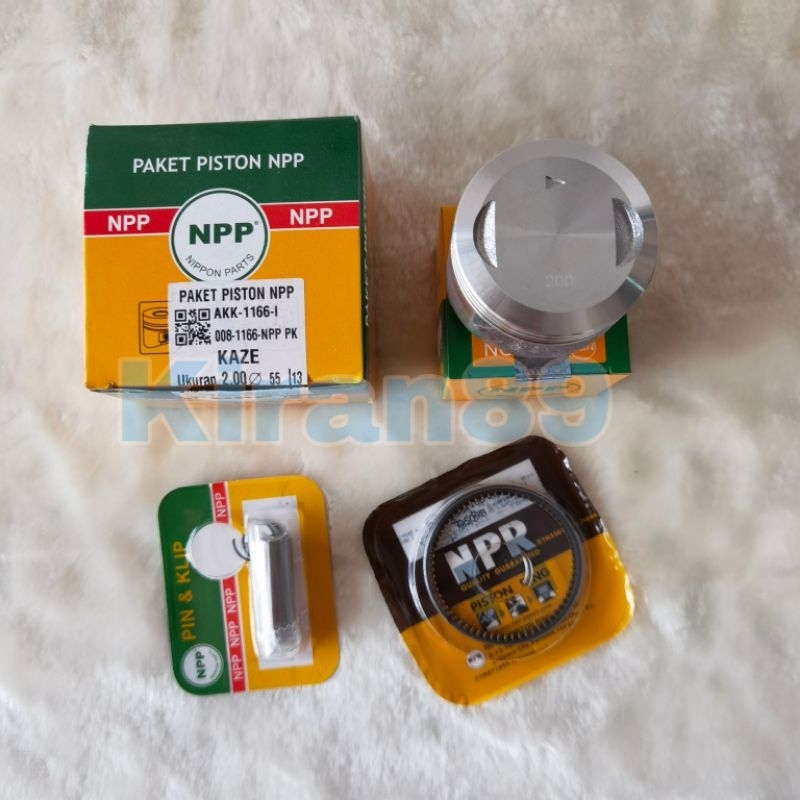 PISTON KIT KAZE PIN 13 OS STD 25 50 75 100 125 150 175 200 ORI NPP