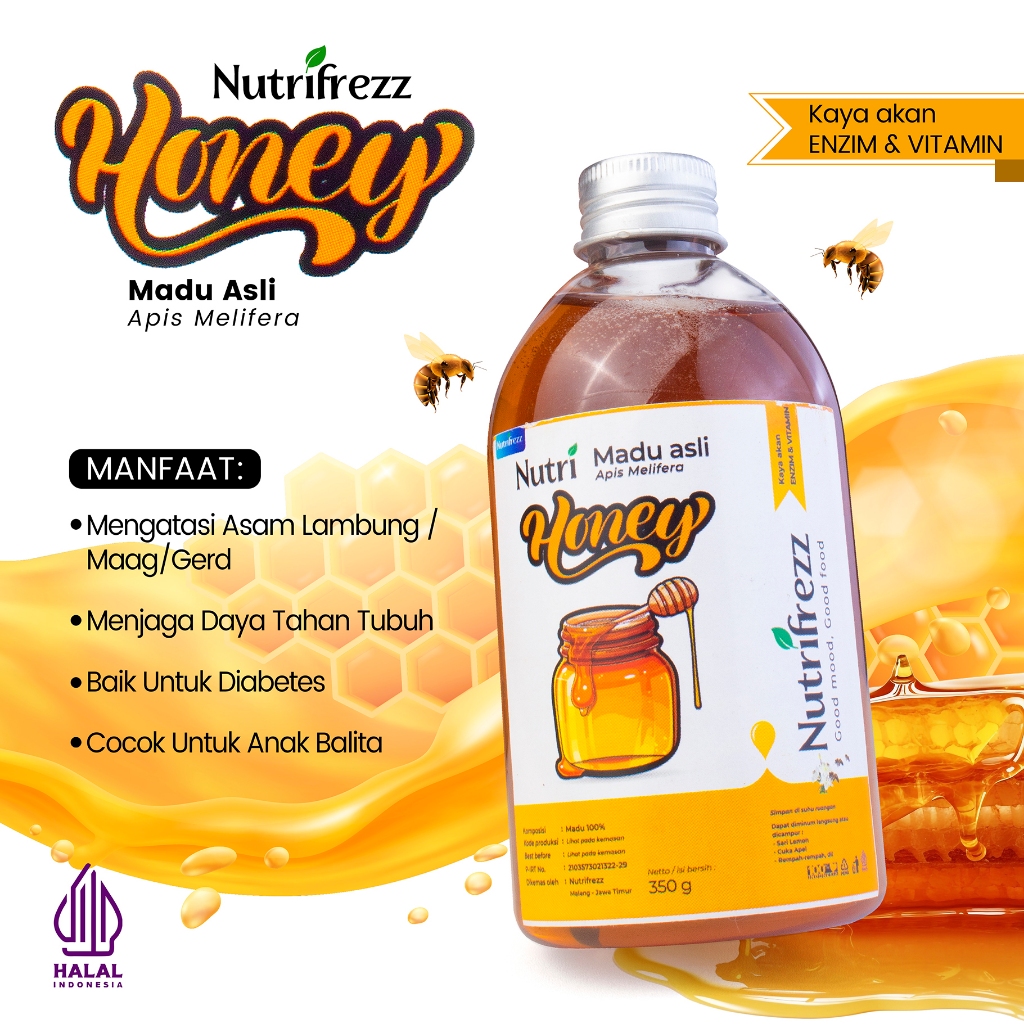 

NutriHoney - Madu Multiflora Murni - 350gr