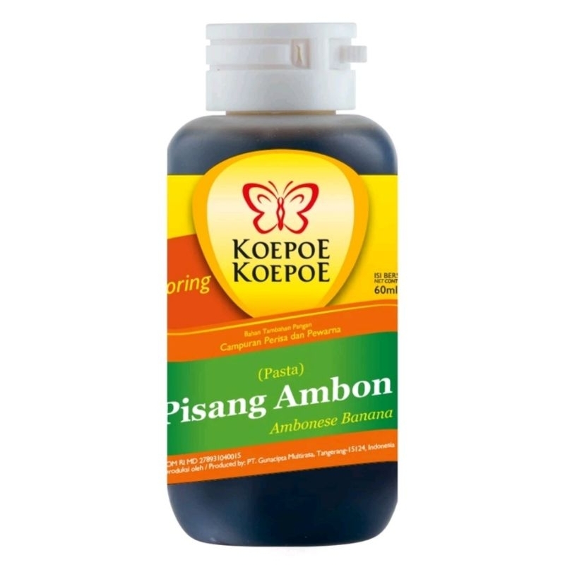 

Pasta pisang ambon 60ml cap koepoe-koepoe