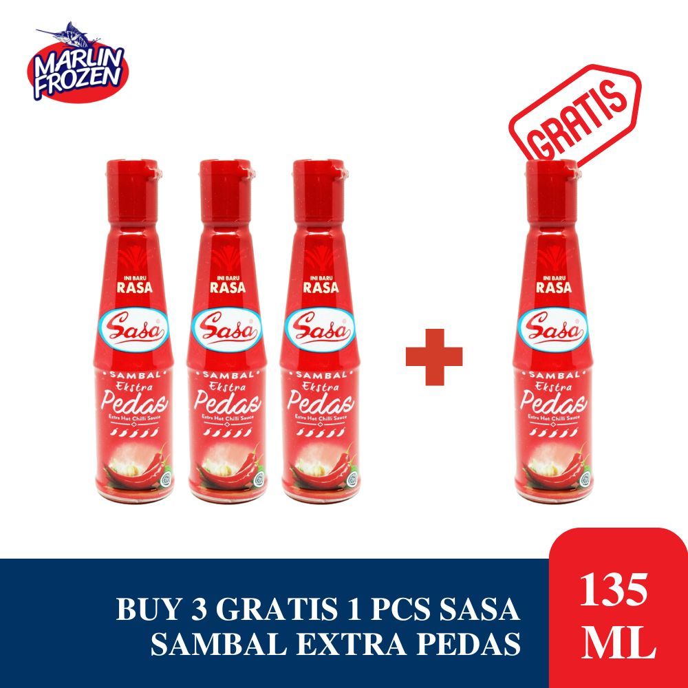 

Sasa Sambal Extra Pedas 135 - Beli 3 Gratis 1 pcs