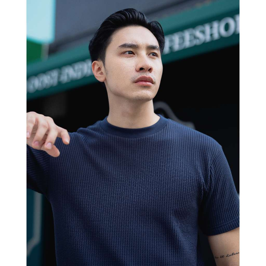 Kaos Pria Polos Waffle Premium / Kaos Polos Waffle UNIQLO