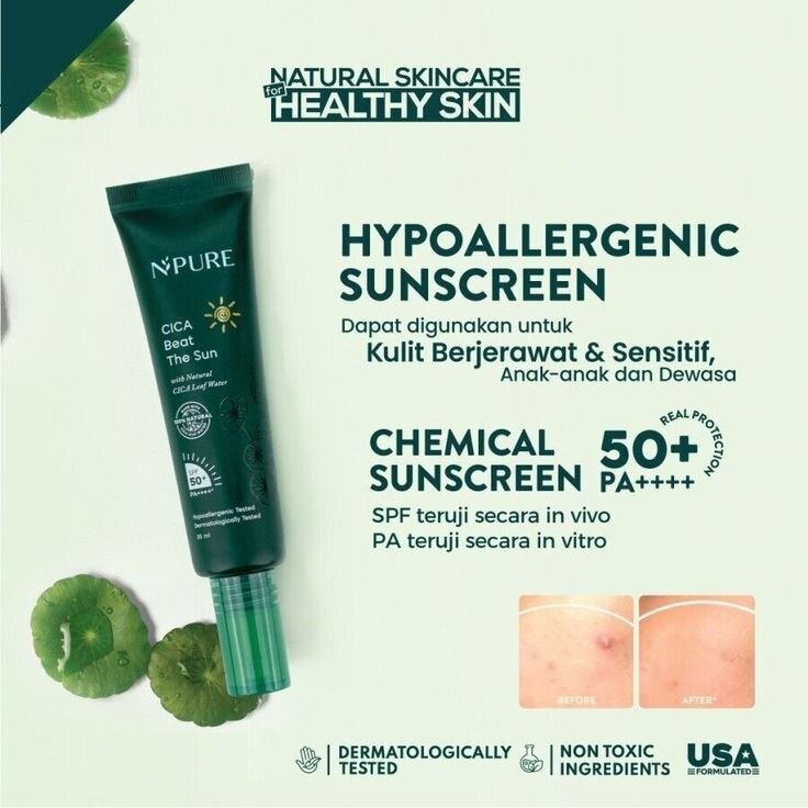 NPURE Cica Beat The Sun Sunscreen