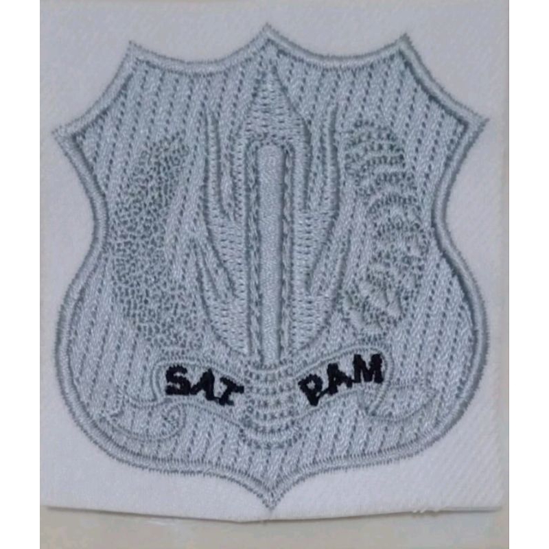 BET LOGO LAMBANG SATPAM TERMURAH BORDIR