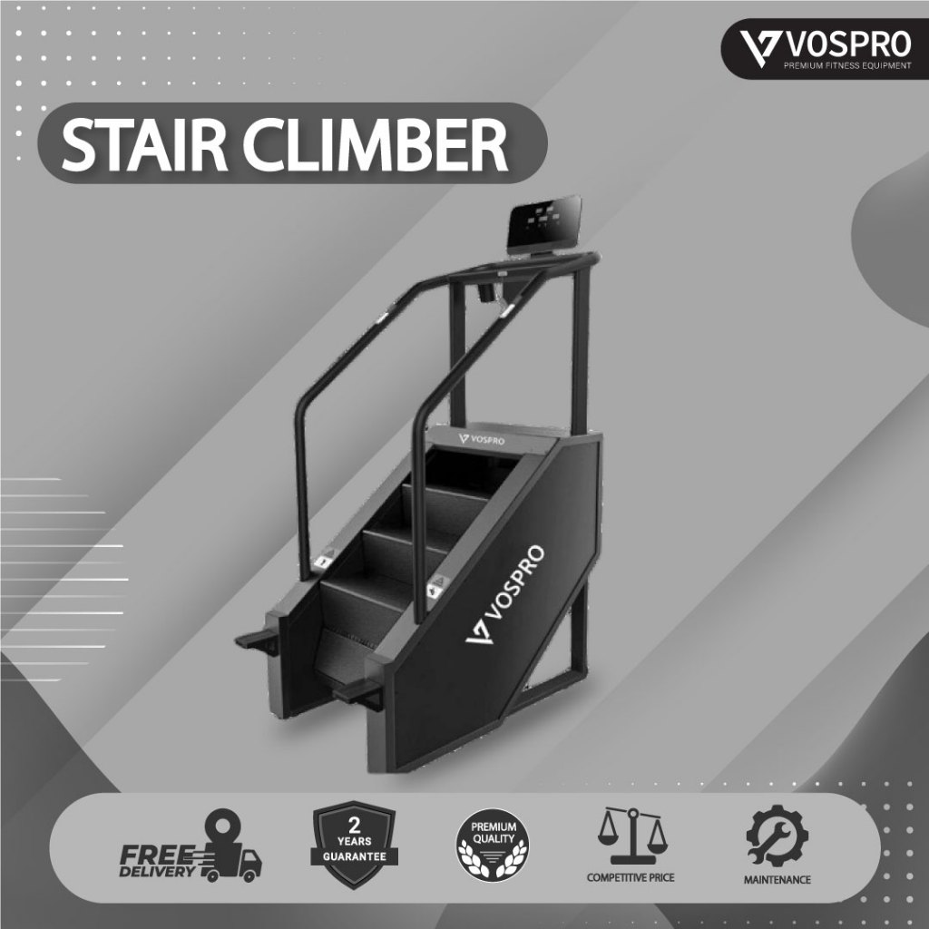 VOSPRO Stair Climber Elektrik Commercial Alat Olahraga Fitness
