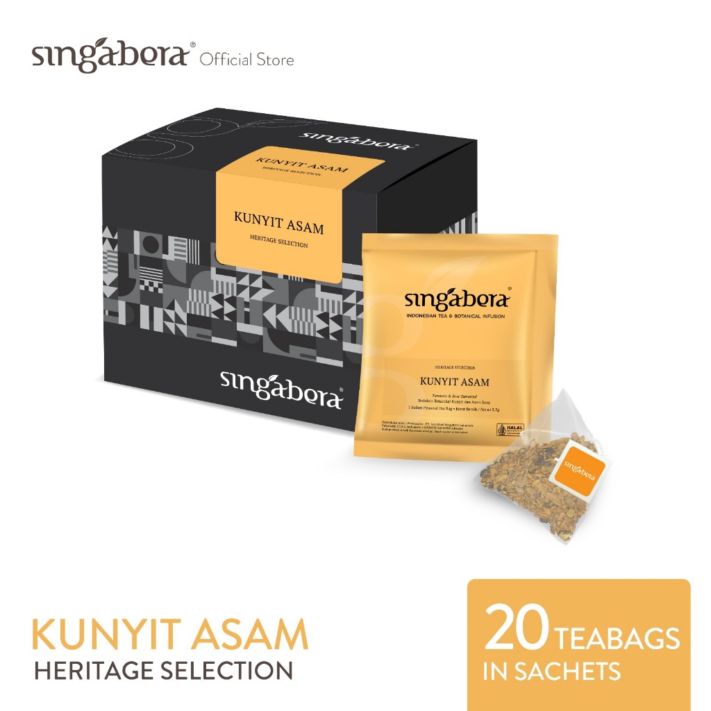 

Singabera Kunyit Asam -Heritage selection-4 box @20sachets
