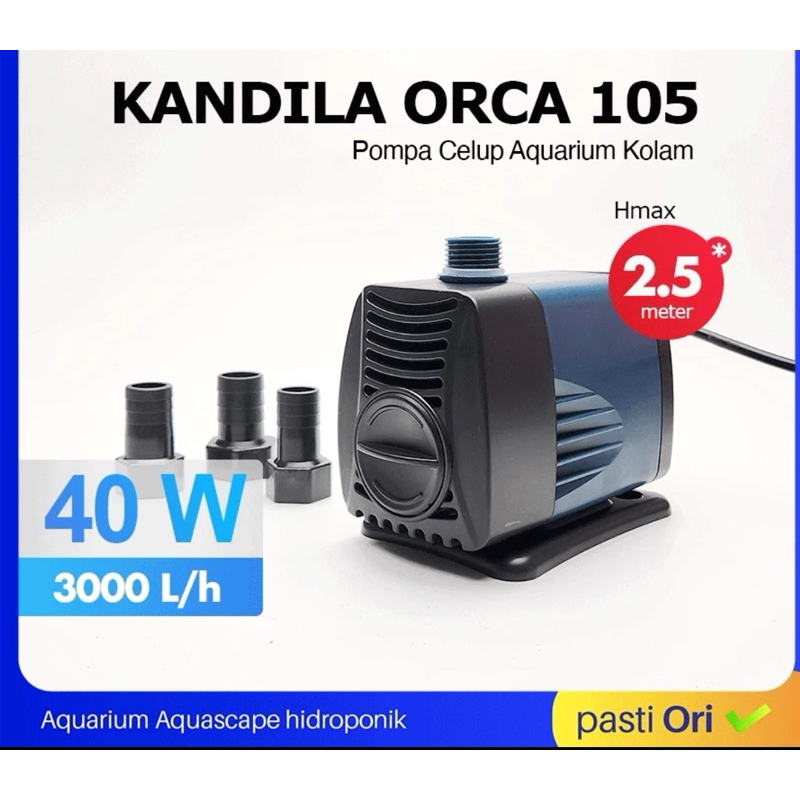 KANDILA ORCA 106 Pompa Aquarium Kolam koi 4000 Lph