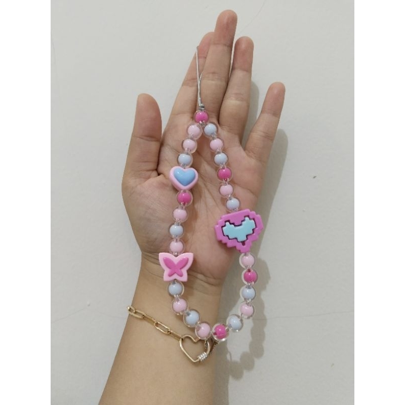 Gantungan Hp Pink | Tali Hp | Gantungan Tas