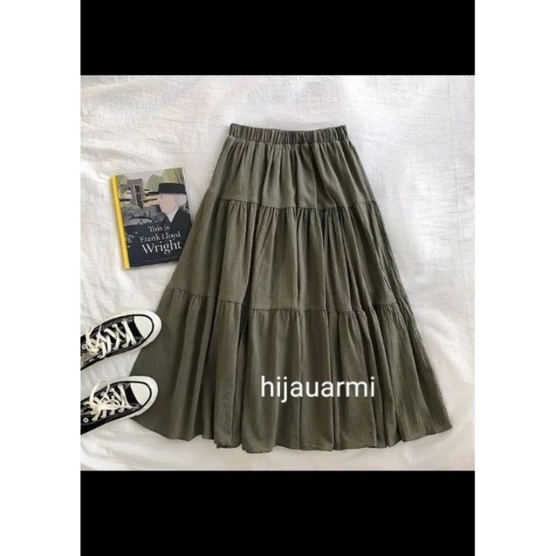 Rok anak perempuan panjang/rok anak serut