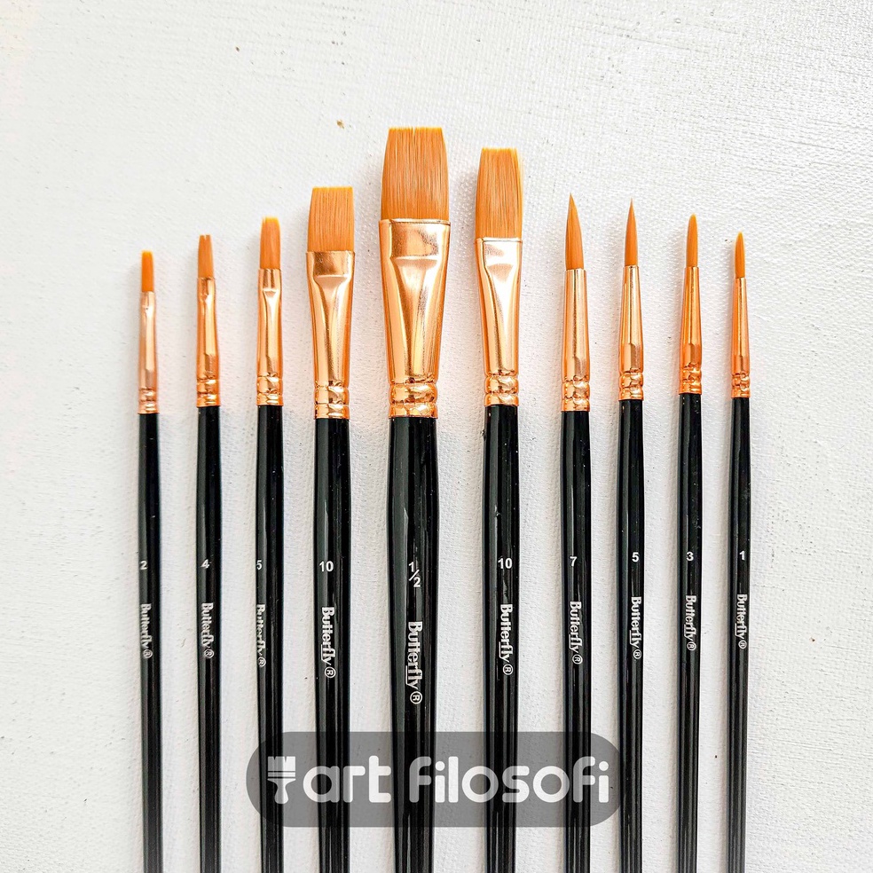 

Butterfly Paint Brush Set BTART2 Kuas Lukis ART J6O5