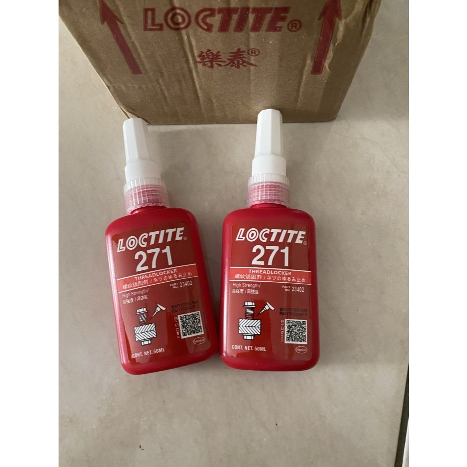 

LEM BAUT LOCTITE 271 50ML THREADLOCKER - LOCTITE 271 50 ML LEM SEKRUP