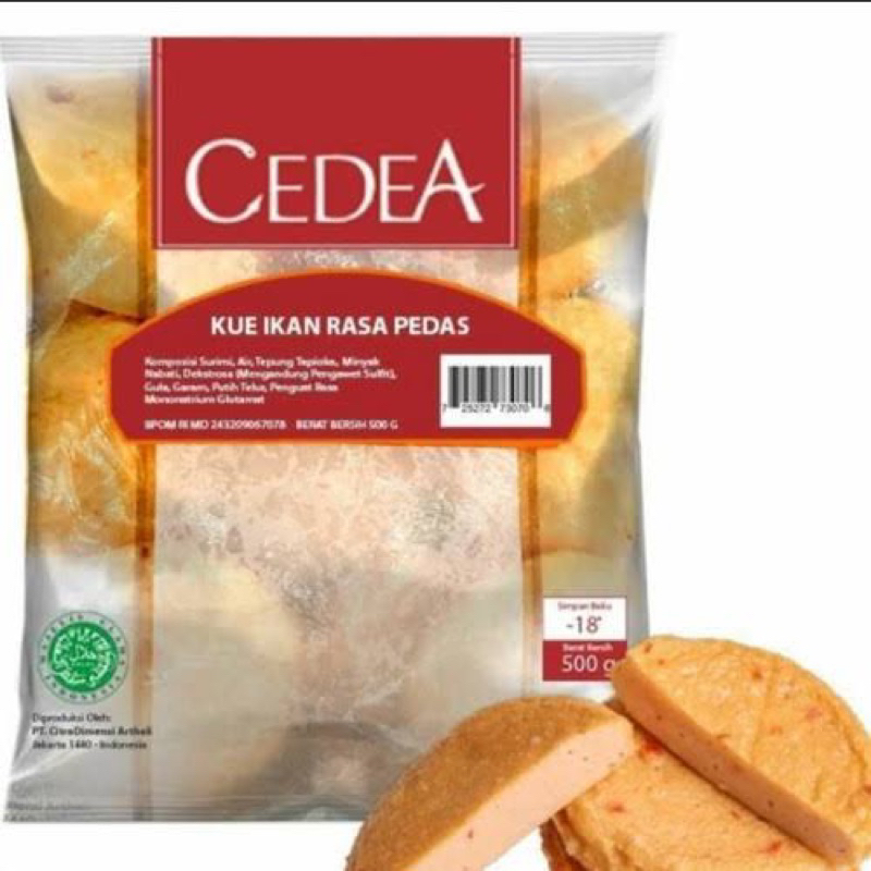 

CEDEA KUE IKAN PEDAS 500G