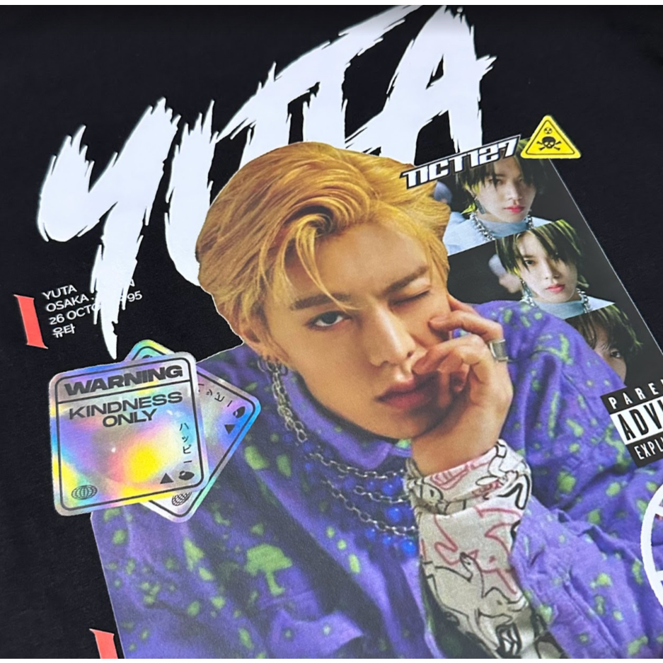 [ READY ] Kaos Yuta NCT 127 - NCT series - nctzen - 100% Cotton Combed Tshirt Kaos baju outfit konse