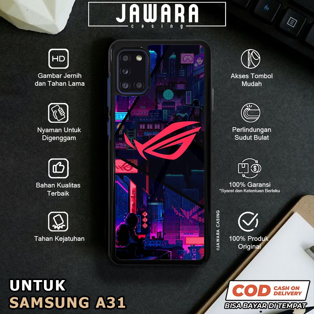 Case Samsung A31 Casing Samsung A31 [ROG2] Premium Glossy Case Hp Samsung Jawara Casing Hp Samsung A