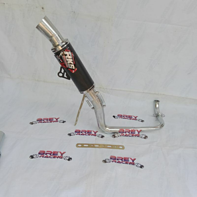 knalpot racing SAMLONG RKS LEHERAN ATAS,untuk motor vario,bead,spin,scoopy,fino,mio,spin