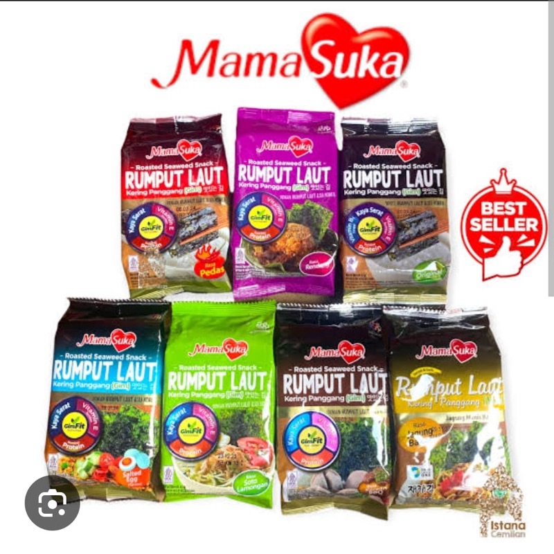 

MAMASUKA Rumput Laut Nori 2x4,5gram