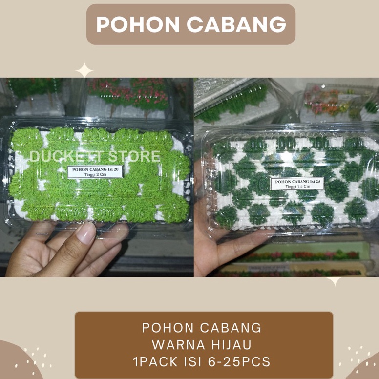 

KODE S1J MINIATUR POHON CABANG HIJAU MAKET DIORAMA MINIATUR