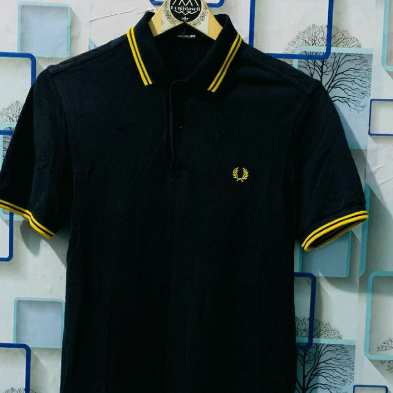 polo shirt  fred perry twin taped second