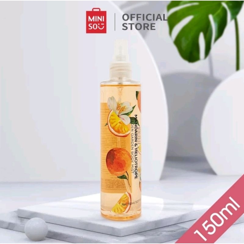 Official Denpasar Miniso Body Mist Eden Garden Red Fruit Magnolia Tropical Fruit Mandarin