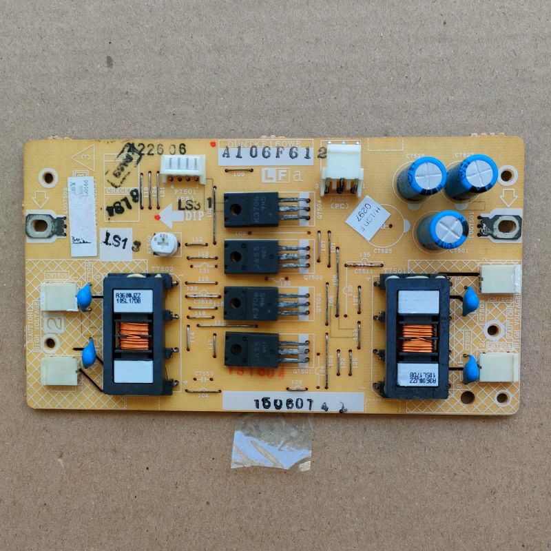 psu power suplay regulator tv SHARP LC-22L10M-BK original copotan