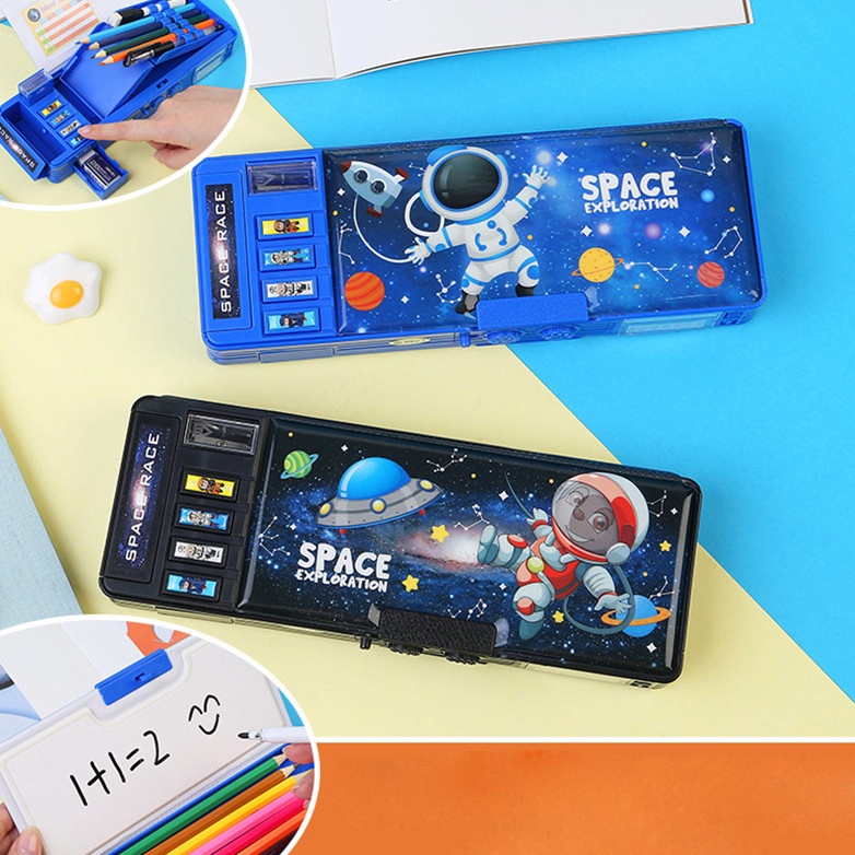 

Kotak Pensil Anak Dengan Kata Sandi Ganda Space Exploration ART S6L1