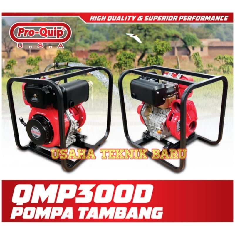 Proquip Pompa Tambang 3 Inch QMP300D Diesel Solar Waterpump Alkon