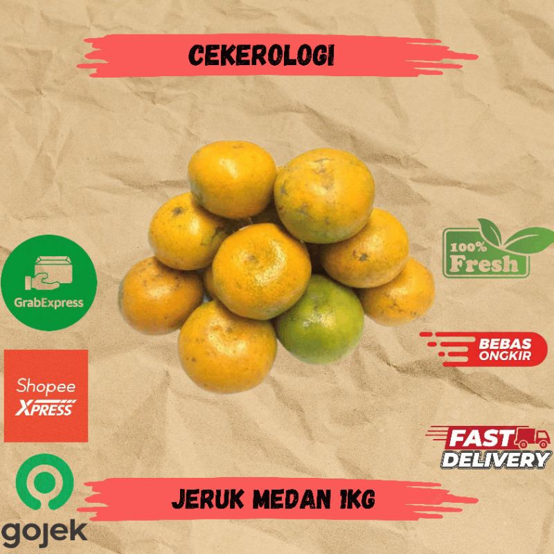 

Jeruk Medan 1kg / Buah Jeruk Medan / Jeruk / Jeruk Medan / Jeruk Medan Fresh Berkualitas / JABODETABEK / Jeruk / Buah / Buah Buahan