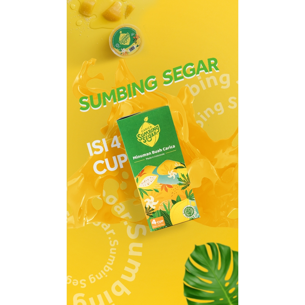 

Carica Sumbing Segar - Box Isi 4 Cups - Khas Wonosobo Dieng