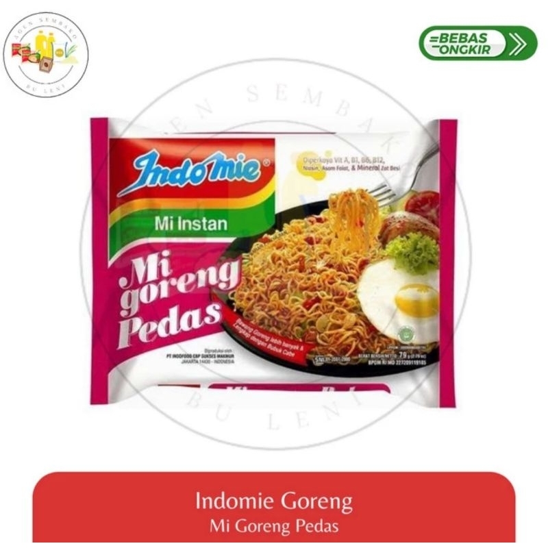 

Indomie Goreng Pedas 80gr (Rare)