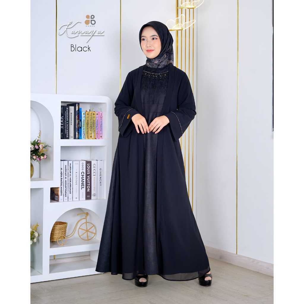 ( COD ) Nubua Kanaya Dress - Pakaian Gamis Wanita Muslimah