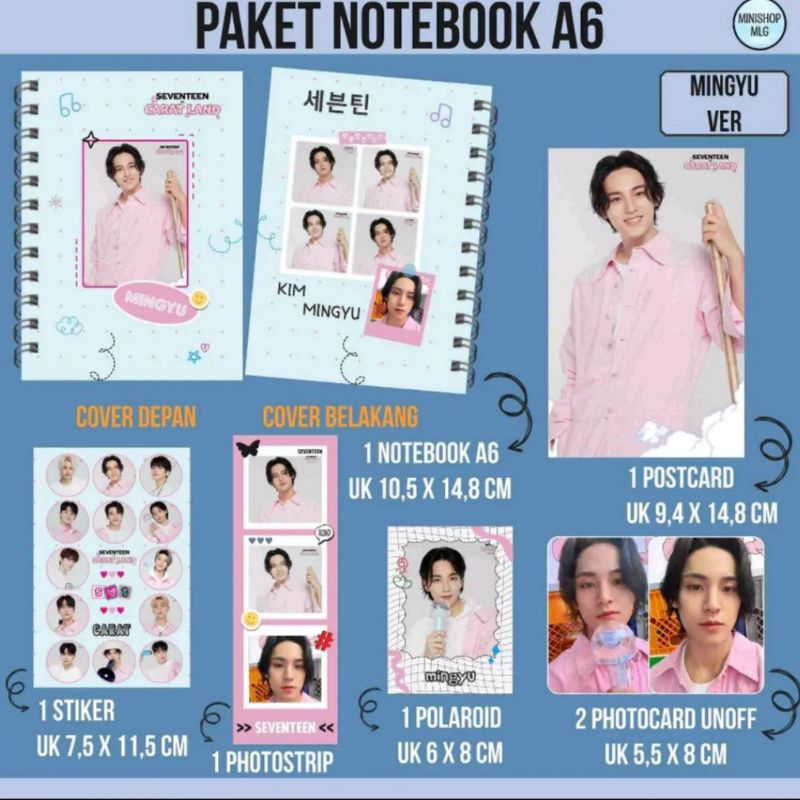 

PAKET HEMAT NOTEBOOK A6 VER SEVENTEEN