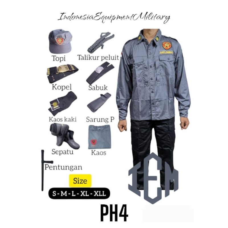 Satu set  lengkap seragam linmas terbaru 2024| seragam linmas terbaru murah