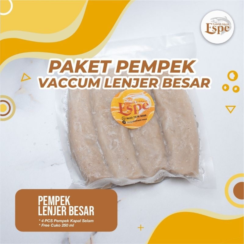 

Paket Pempek Vaccum Lenjer Besar