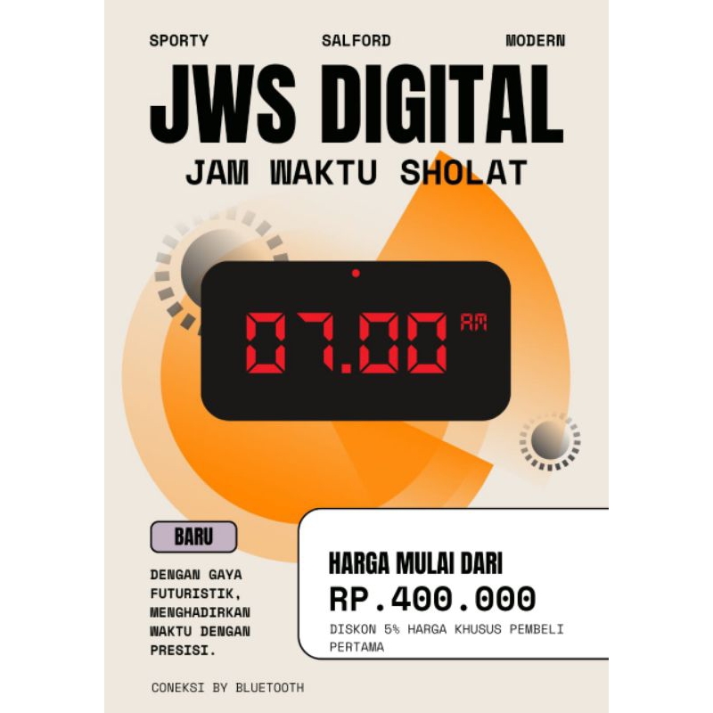 (JWS) Jam Waktu Sholat Digital