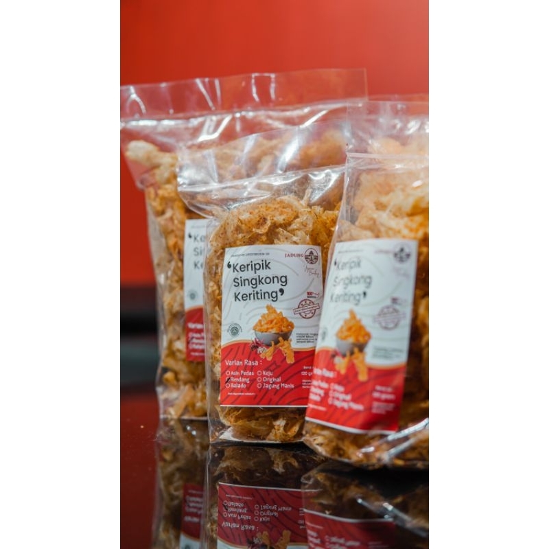 

ASLI ENAK DAN NAGIH! KEMASAN 120GR KERIPIK ANTIMAINSTREAM SINGKONG KRITING JADUNG