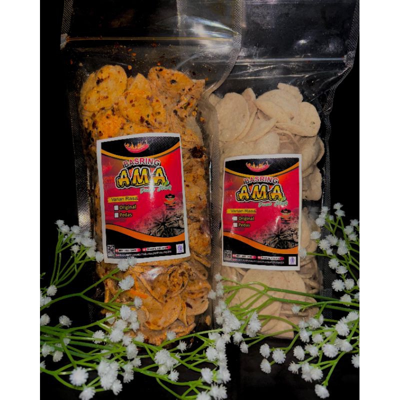 

BASRENG PEDAS DAUN JERUK/ BASRENG AMA / BASRENG 250gr Basreng enak gurih basreng bulat