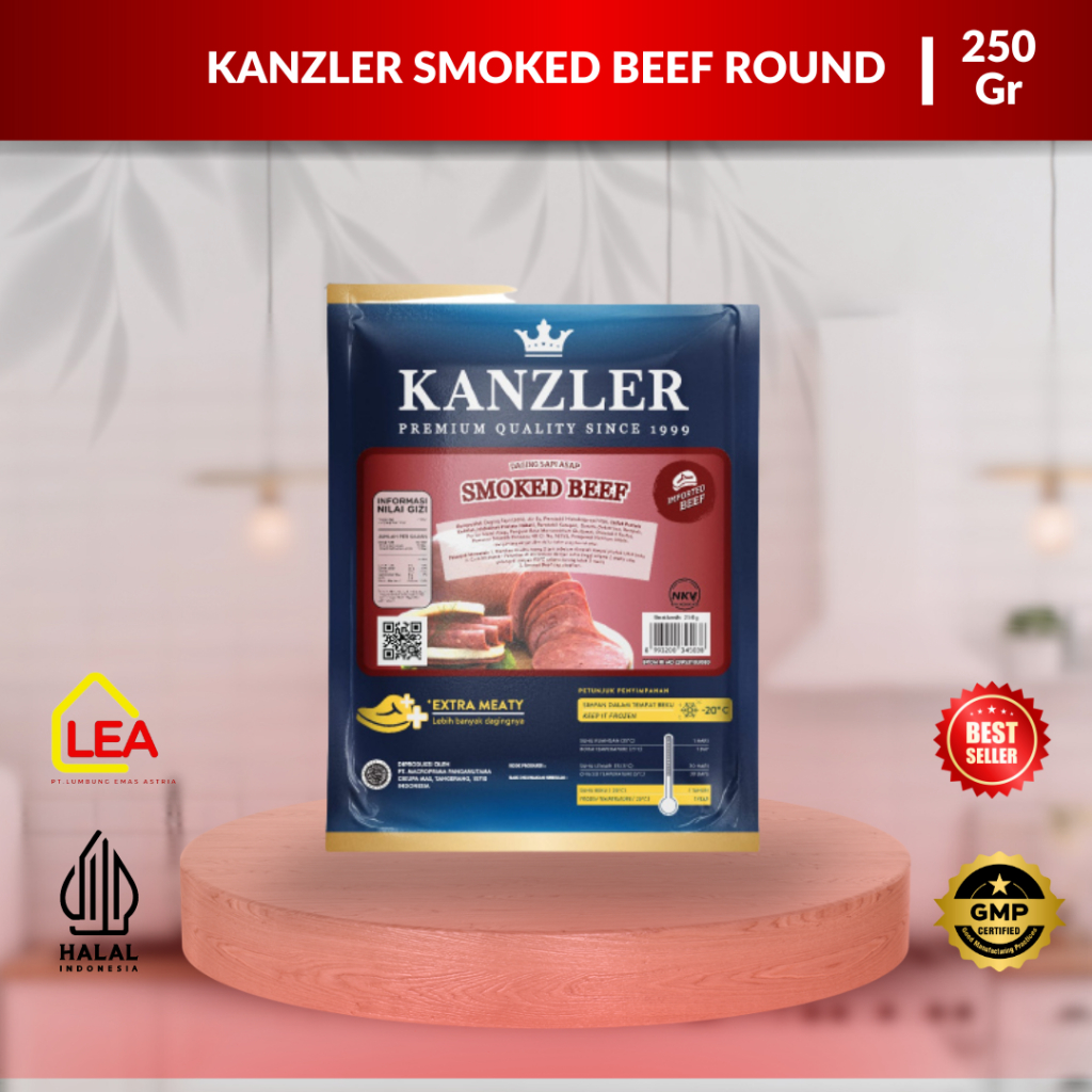 

Kanzler Smoked Beef Round 250gr