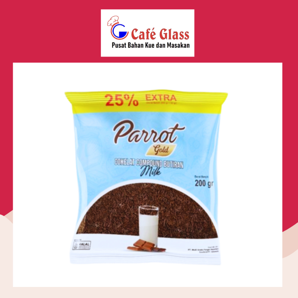 

Parrot Gold Meses Cokelat Milk 200Gr