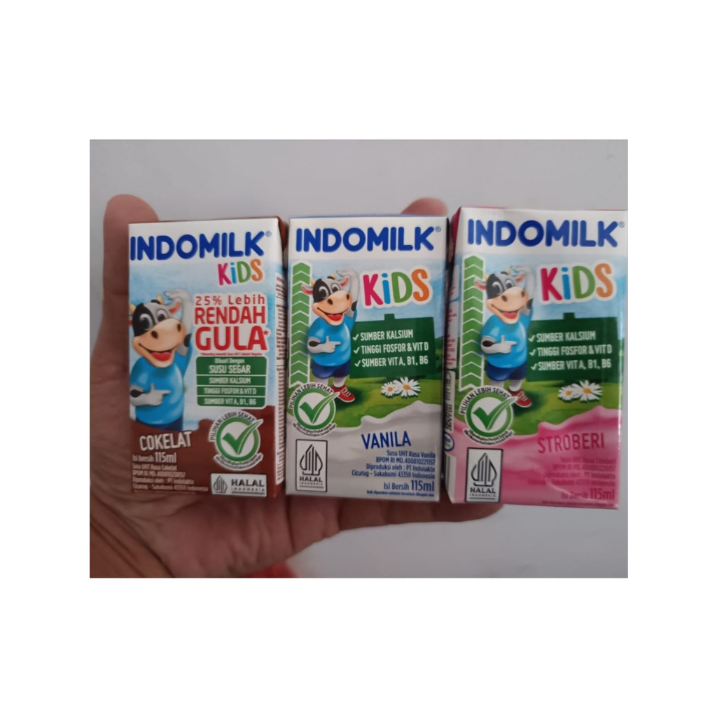 

INDOMILK KIDS 115gr 5 Varian Rasa (harga per 4pcs)