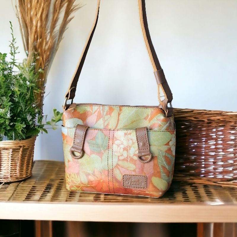 NEW BONNA TAS SELEMPANG ECOPRINT ASLI