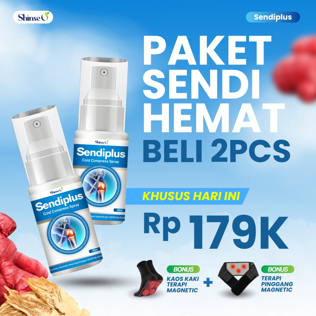 SENDIPLUS PAKET HEMAT | Spray Pereda Nyeri Sendi dan Nyeri Lutut Semprotan Pereda Nyeri Sendi dan Ny