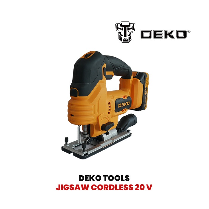 Deko Mesin Gergaji Jigsaw Cordless 20 V + Baterai