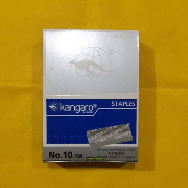

KODE Q4V Anak hekter isi staples kangaro No1 2 box kecil