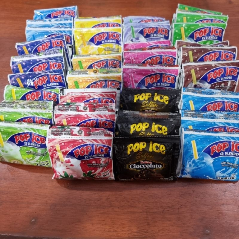 

Pop Ice Aneka rasa, minuman rasa rasa