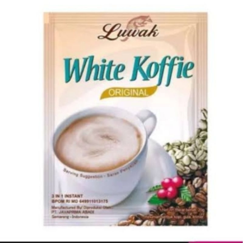 

Luwak White Koffie 1 Renceng
