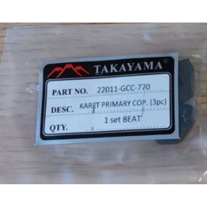 Karet rumah roller beat / scoopy 3 pcs takayama 22011GCC770Karet rumah roller beat / scoopy 3 pcs ta