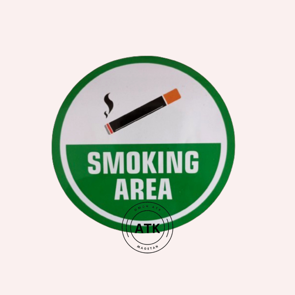 

Stiker Smoking Area - Area Merokok - Tempat Merokok