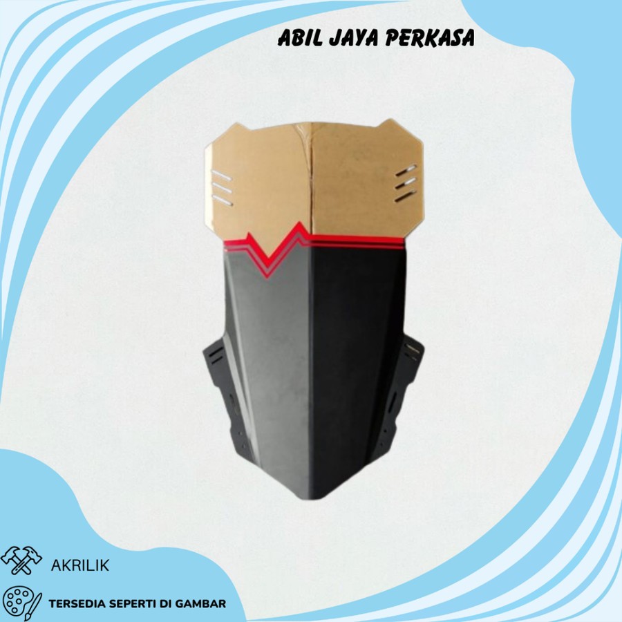 VISOR CUSTOM POLET 60 CM POLET  YAMAHA NEW VIXION | FZ150I VISOR CUSTOM VISOR VIXION WINDSHIELD VISO