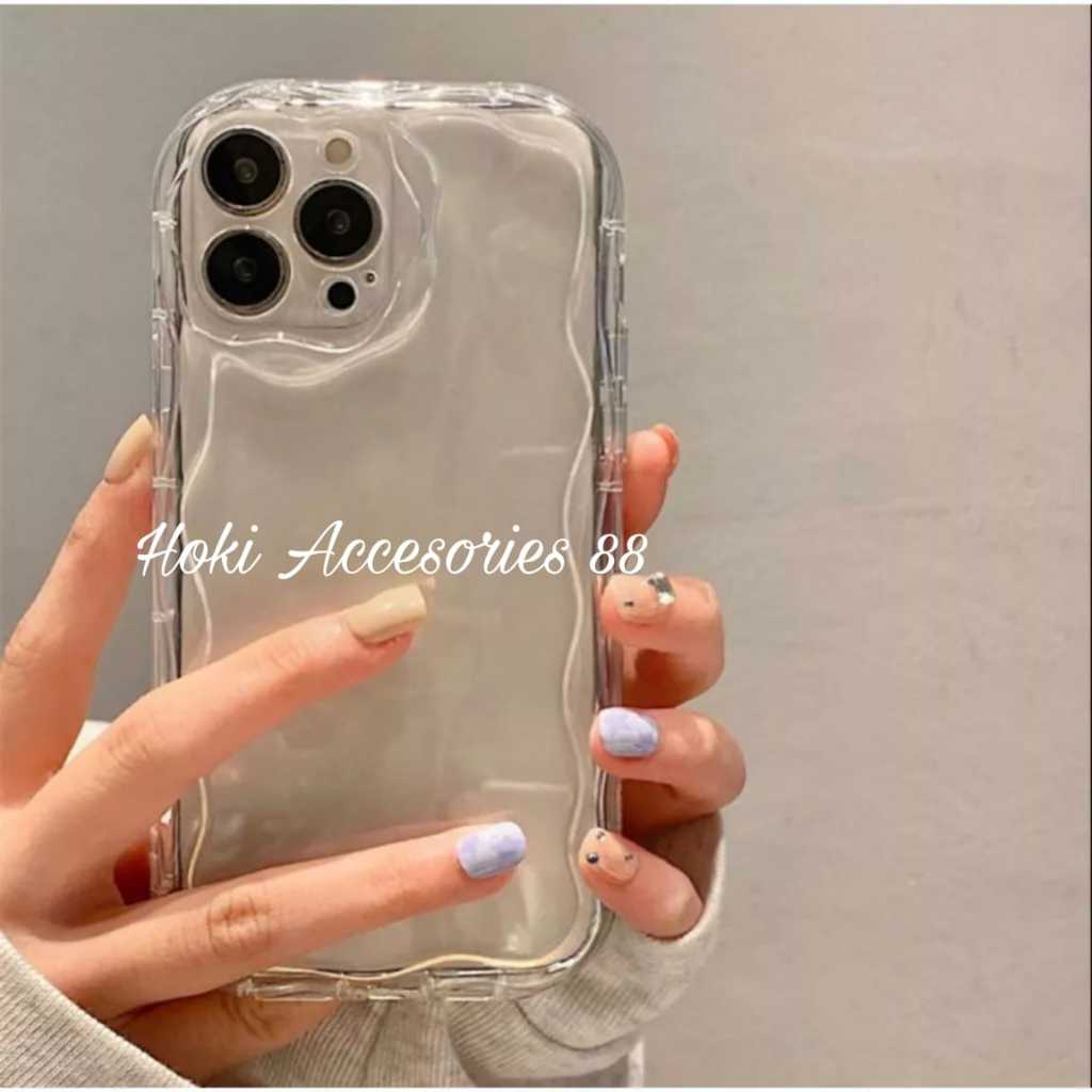 SOFTCASE SAMSUNG A12 / M12 CASE BENING SILIKON MELTING WAVY CLEAR