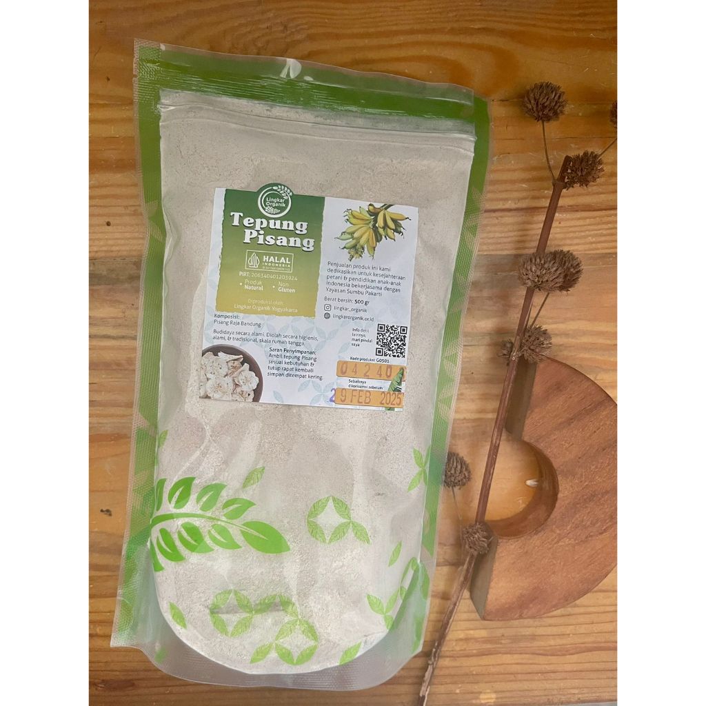 

Tepung Pisang Lingkar Organik (500 gram)